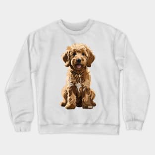 Goldendoodle Art Crewneck Sweatshirt